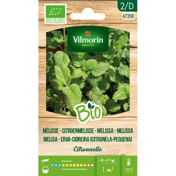 Citroenmelisse Citronelle BIO 3 Citroenmelisse Citronelle BIO