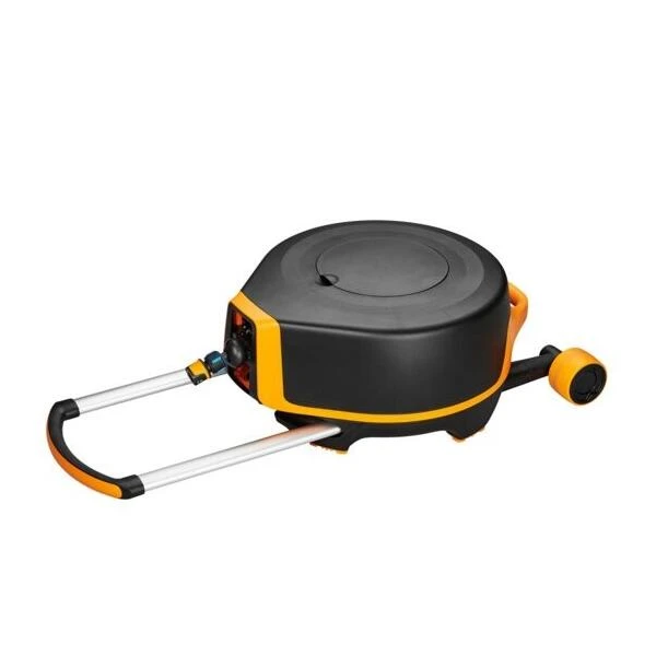 Fiskars Slanghaspel XL Automatisch Op Wielen Incl. 20 M Tuinslang 4 Fiskars Slanghaspel XL Automatisch Op Wielen Incl. 20 M Tuinslang - Afbeelding 2