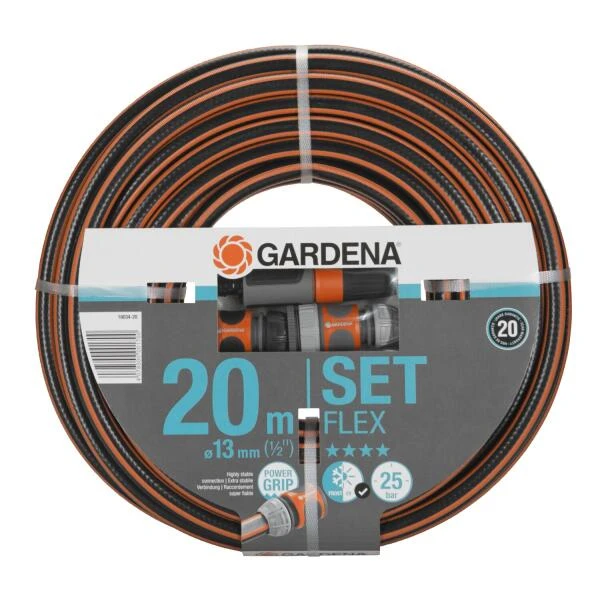 Tuinslang SET GARDENA FLEX Power Grip 20 M Met Toebehoren 3 Tuinslang SET GARDENA FLEX Power Grip 20 M Met Toebehoren