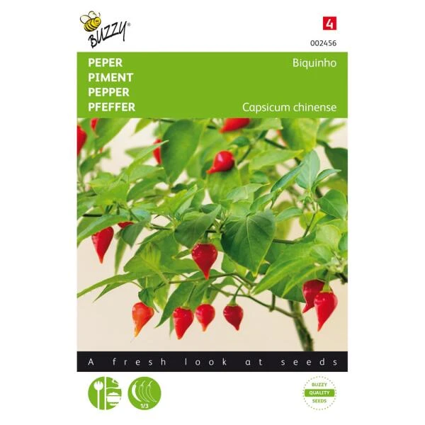 Peper Biquinho - Capsicum Chinense 3 Peper Biquinho - Capsicum Chinense