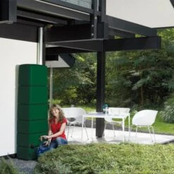 Regenton Muurmodel SLIM 650 Liter + Kraan - Groen -Gardena Winkel regenton muurmodel slim 650l groen kr 1603727192 600