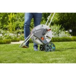 Slangenwagen GARDENA Aquaroll M - Metaal SET -Gardena Winkel slangenwagen aquaroll m metaal set 1601650741 3 600