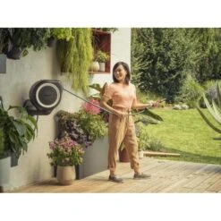 Wandslangenbox GARDENA RollUp Wit - S - 15 M -Gardena Winkel wandslangbox rollup s gardena 1617258486 3 600