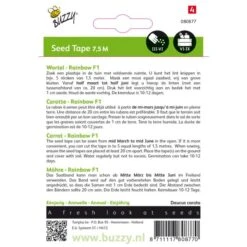 Zaadband Wortel Rainbow F1 -Gardena Winkel zaadband wortel rainbow f1 1646840379 1455 600